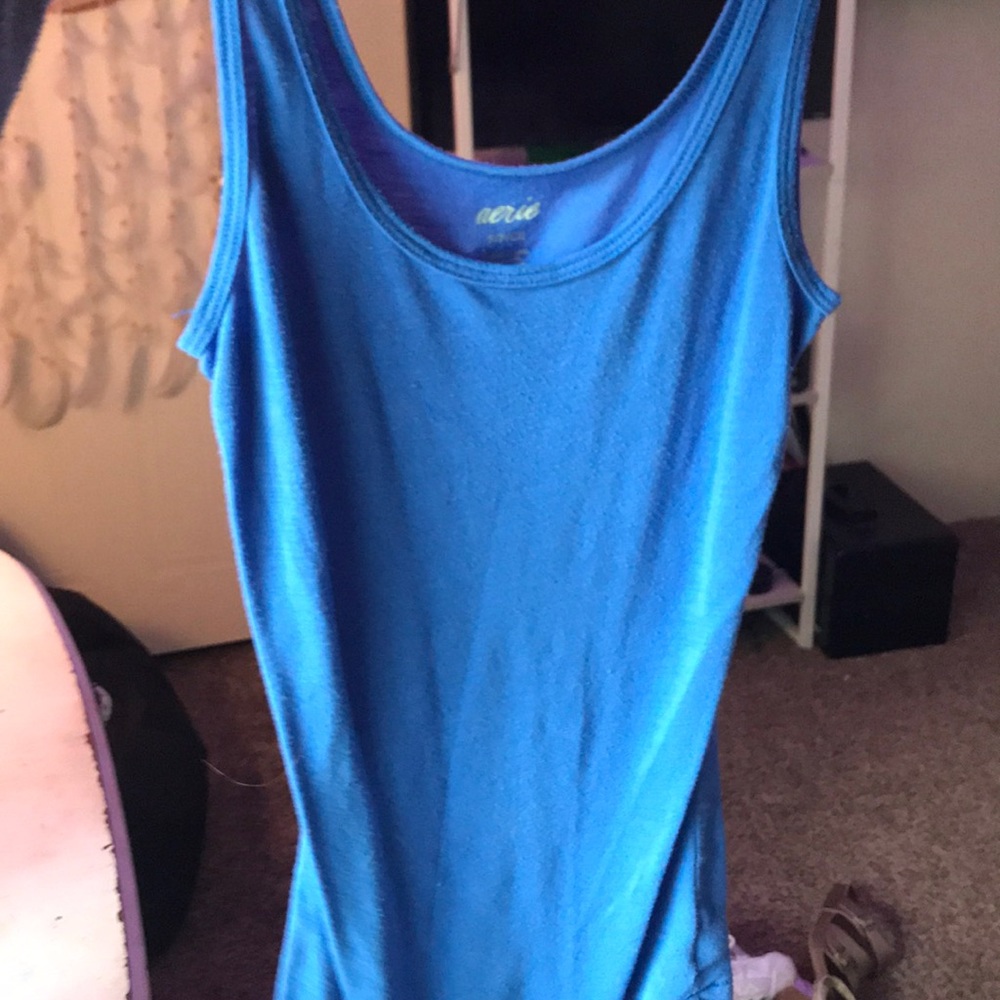 Blue tank top